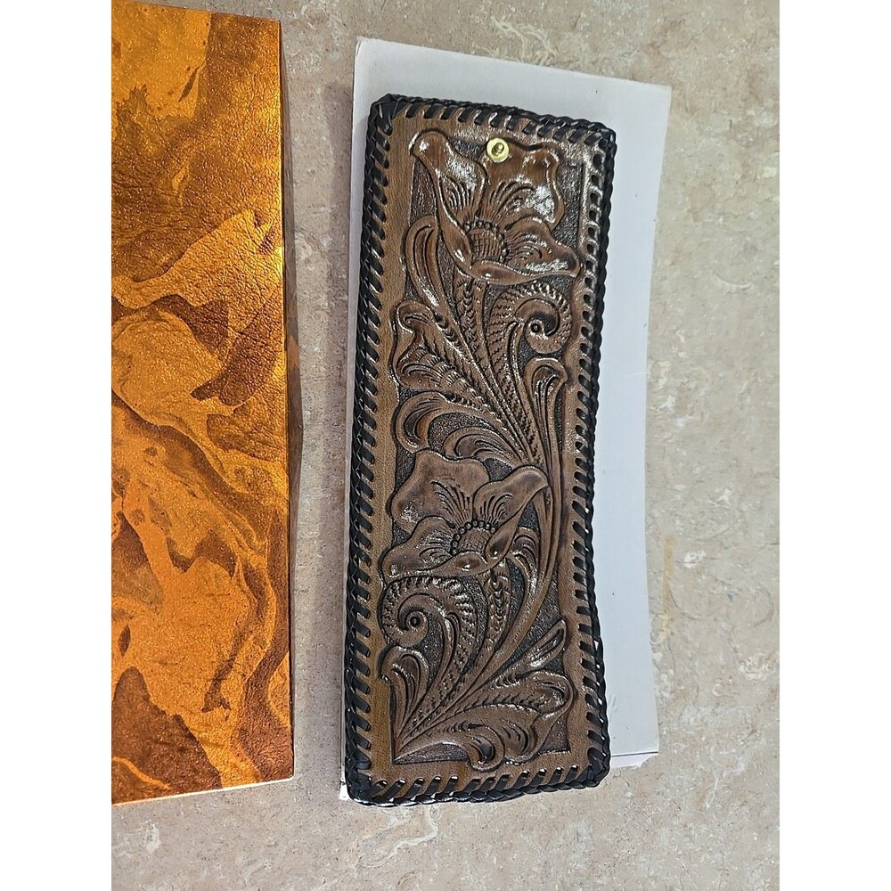 Vintage Jo-o-Kay Real Leather Wallet Brown